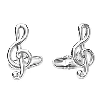 Treble Clef Cuff Links