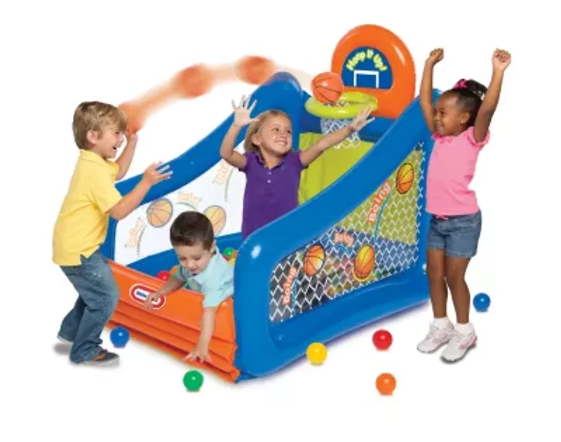 Little Tikes Hoop It Up! Play Center Ball Pit Outdoor Play Set