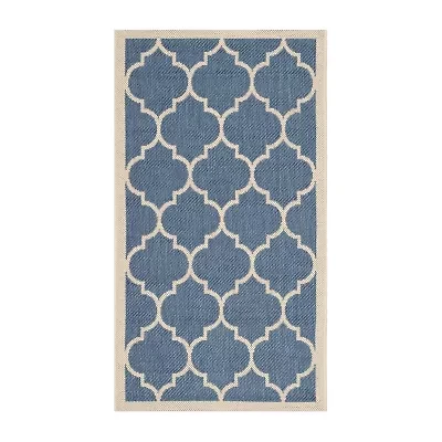 Safavieh Courtyard Collection Amias Geometric Indoor/Outdoor Area Rug