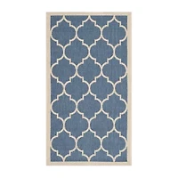 Safavieh Courtyard Collection Amias Geometric Indoor/Outdoor Area Rug