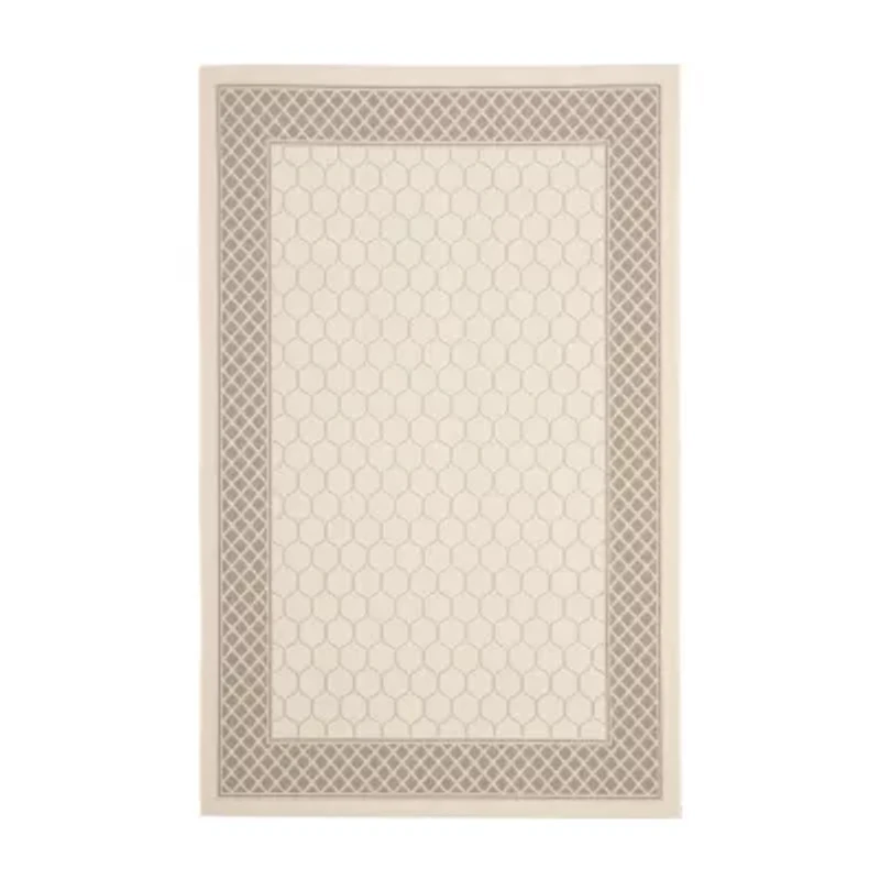 Safavieh Courtyard Collection Amilia Geometric Indoor/Outdoor Area Rug