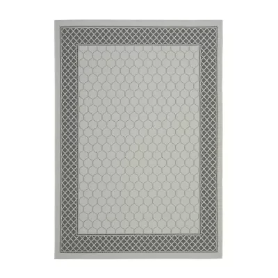 Safavieh Courtyard Collection Amilia Geometric Indoor/Outdoor Area Rug