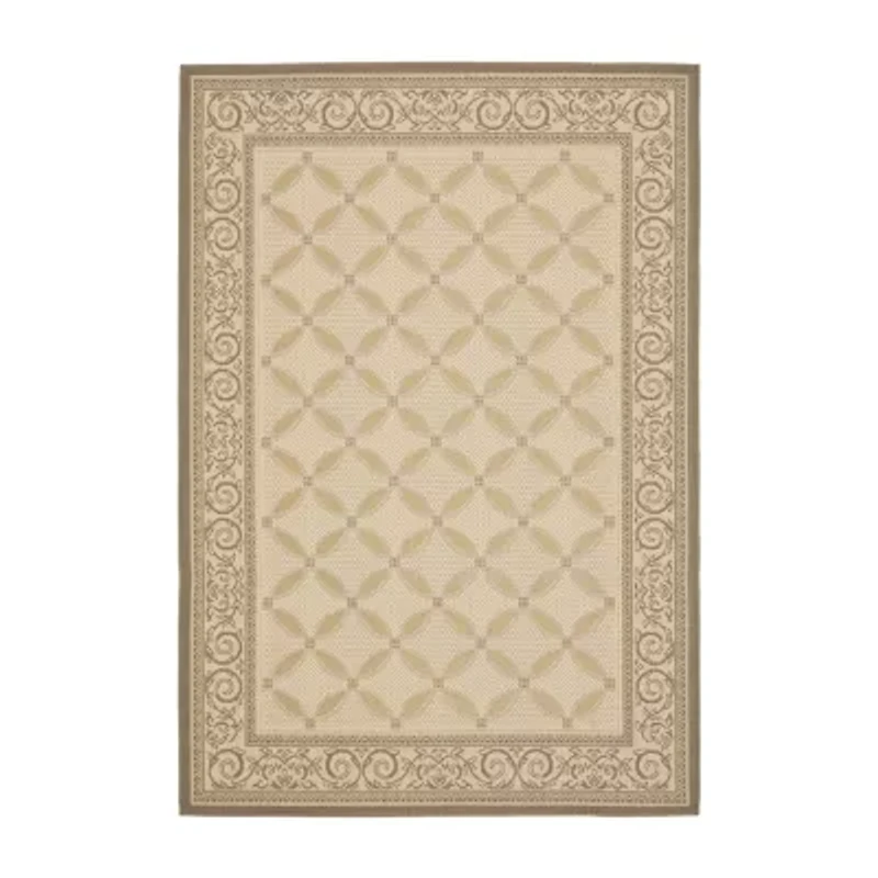 Safavieh Courtyard Collection Anima Geometric Indoor/Outdoor Area Rug