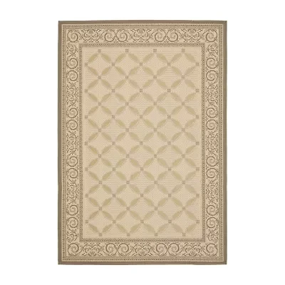 Safavieh Courtyard Collection Anima Geometric Indoor/Outdoor Area Rug