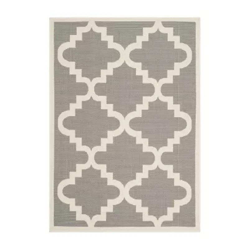 Safavieh Courtyard Collection Asa Geometric Indoor/Outdoor Area Rug
