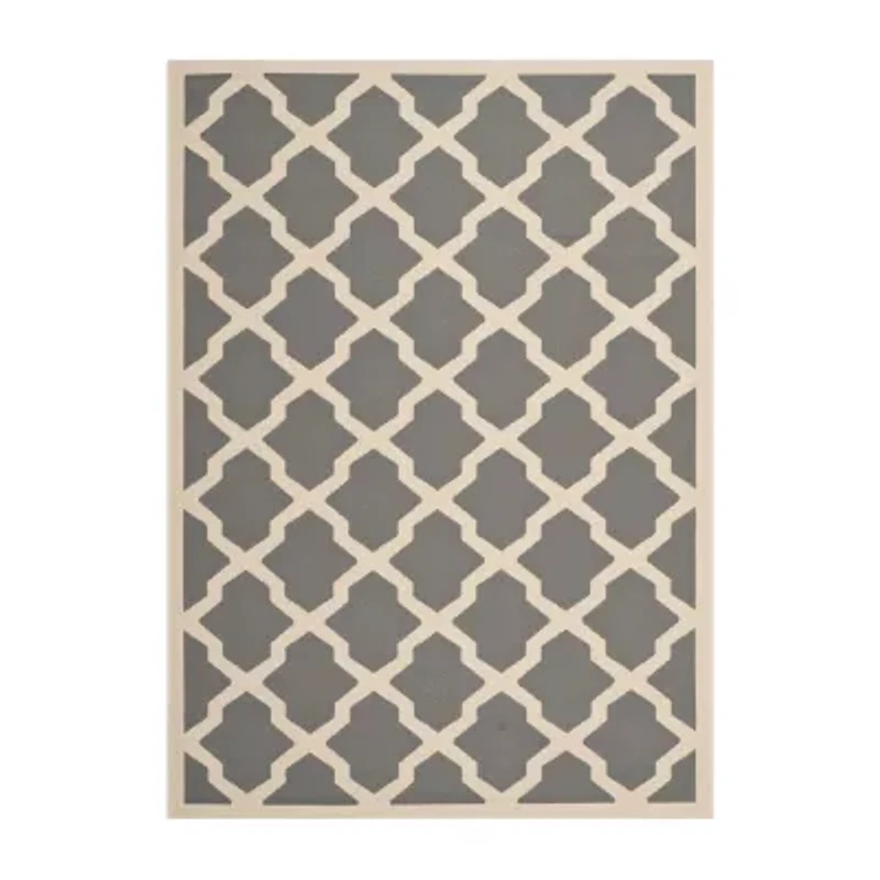 Safavieh Courtyard Collection Bailey Geometric Indoor/Outdoor Area Rug