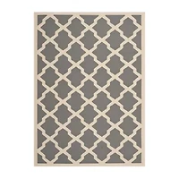 Safavieh Courtyard Collection Bailey Geometric Indoor/Outdoor Area Rug
