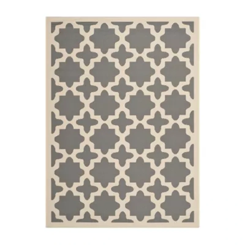Safavieh Courtyard Collection Bokhara Geometric Indoor/Outdoor Area Rug