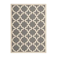 Safavieh Courtyard Collection Bokhara Geometric Indoor/Outdoor Area Rug