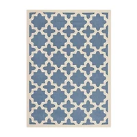 Safavieh Courtyard Collection Bokhara Geometric Indoor/Outdoor Area Rug