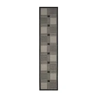 Safavieh Courtyard Collection Bronagh Geometric Indoor/Outdoor Runner Rug