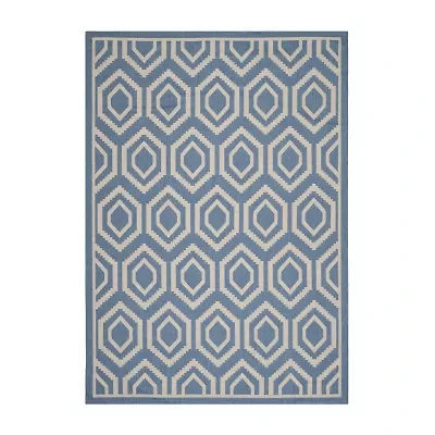 Safavieh Courtyard Collection Carmella Geometric Indoor/Outdoor Area Rug