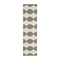 Safavieh Courtyard Collection Celina Geometric Indoor/Outdoor Runner Rug