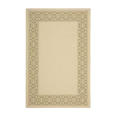 Safavieh Courtyard Collection Chao Floral Indoor/Outdoor Area Rug
