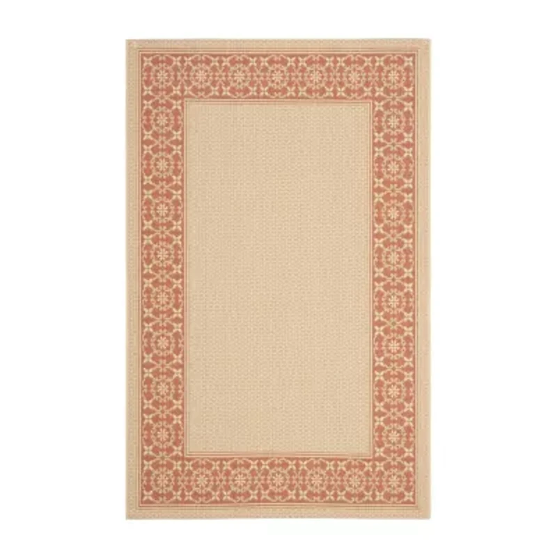 Safavieh Courtyard Collection Chao Floral Indoor/Outdoor Area Rug