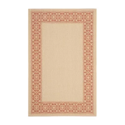 Safavieh Courtyard Collection Chao Floral Indoor/Outdoor Area Rug