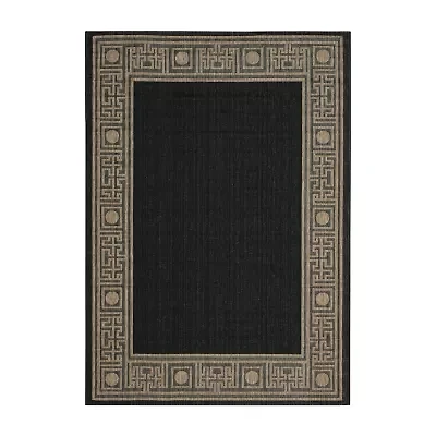 Safavieh Courtyard Collection Cherette Oriental Indoor/Outdoor Area Rug