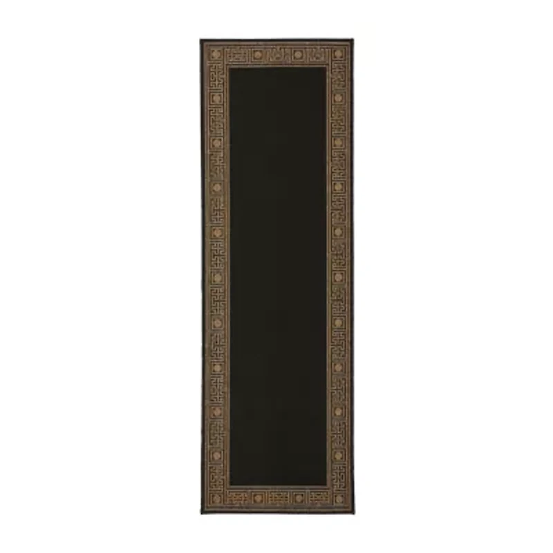 Safavieh Courtyard Collection Cherette Oriental Indoor/Outdoor Runner Rug