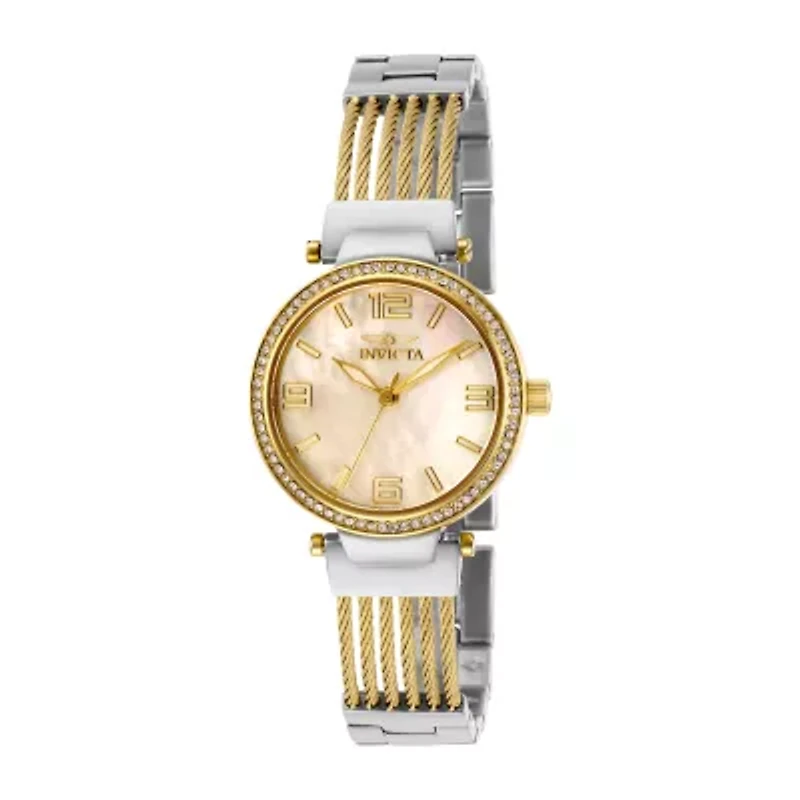 Invicta Bolt Womens Two Tone Stainless Steel Bracelet Watch 29141