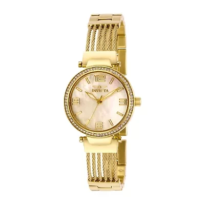 Invicta Bolt Womens Gold Tone Stainless Steel Bracelet Watch 29143