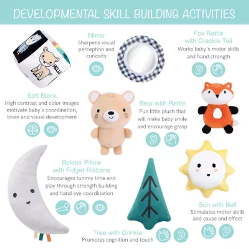 The Peanutshell Woodland Baby Activity Center