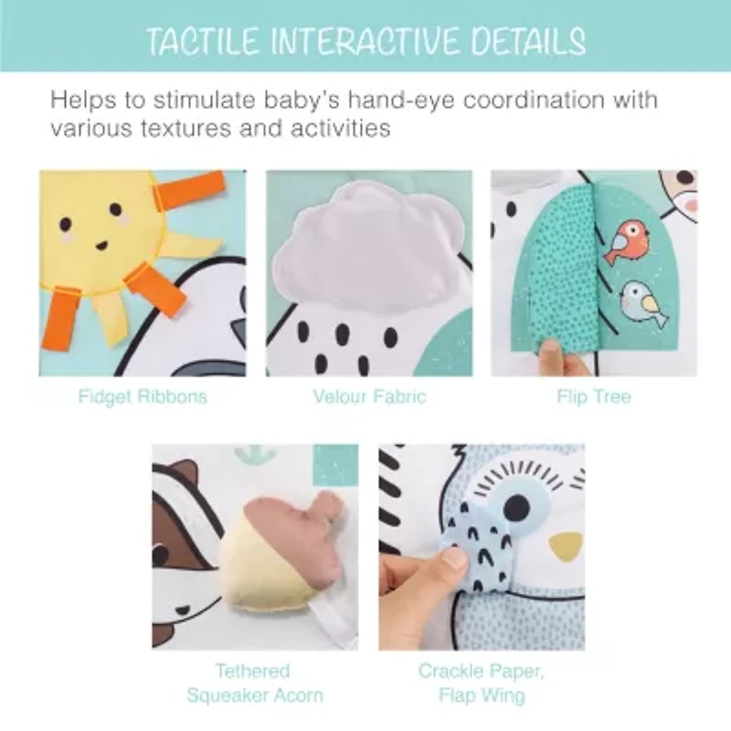 The Peanutshell Woodland Baby Activity Center
