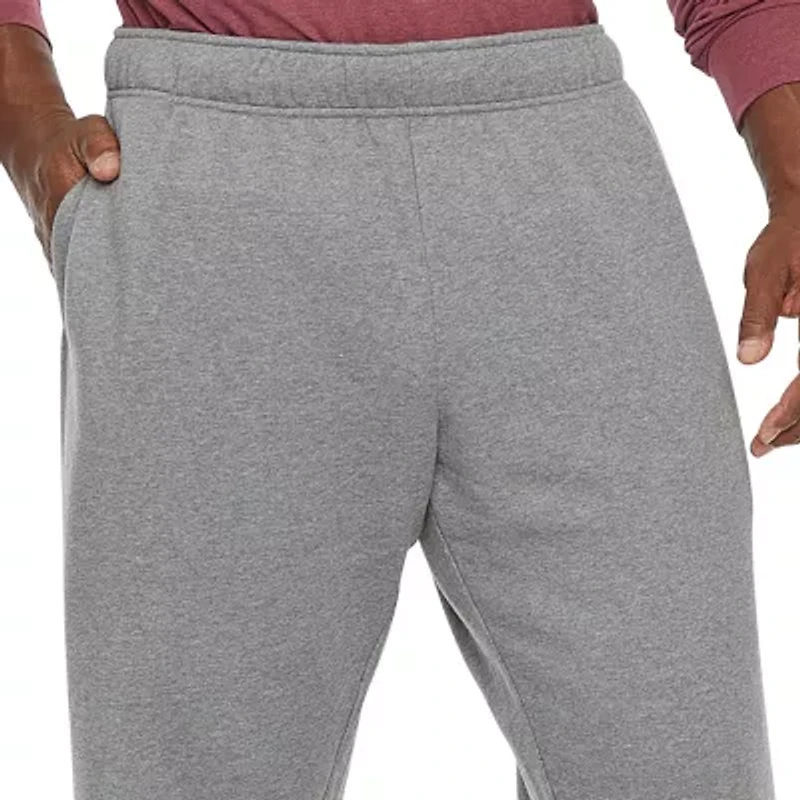 Xersion Quick Dry Cotton Fleece Mens Straight Mid Rise Regular Fit Big and Tall Workout Pant