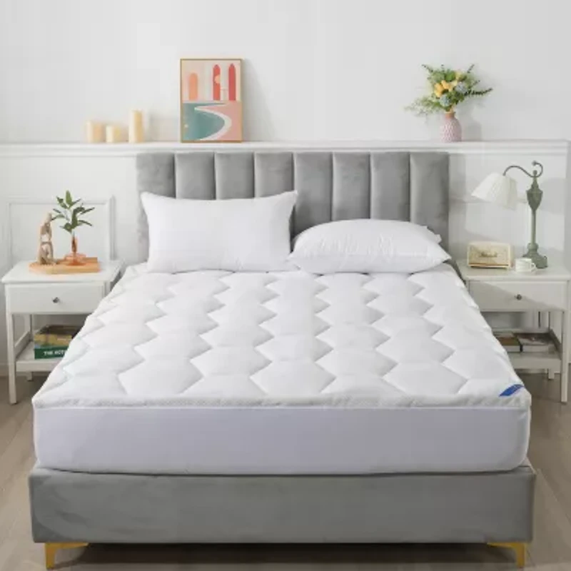 Royal Velvet Honeycomb Soft Knit Mattress Topper