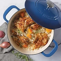 Martha Stewart Cast Iron 7-qt. Dutch Oven