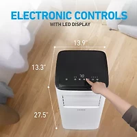 Coby Portable 3-in-1 9,000 BTU AC, Dehumidifier & Fan for 400 Sq. Ft. with Remote Control and Timer