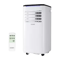 Coby Portable 3-in-1 9,000 BTU AC, Dehumidifier & Fan for 400 Sq. Ft. with Remote Control and Timer