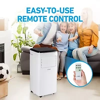Coby Portable 3-in-1 9,000 BTU AC, Dehumidifier & Fan for 400 Sq. Ft. with Remote Control and Timer