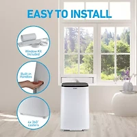 Coby 4-in-1 15,000 BTU AC, Heater, Dehumidifier & Fan for 775 Sq. Ft. with Remote Control and Timer