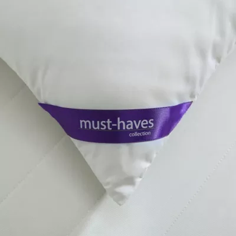 St. James Home Cotton Silver Duck Feather Pillow 4 Pack