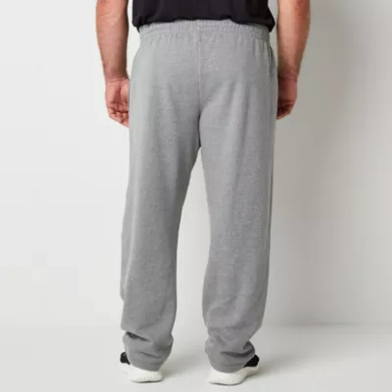Xersion Quick Dry Cotton Fleece Mens Straight Mid Rise Regular Fit Big and Tall Workout Pant