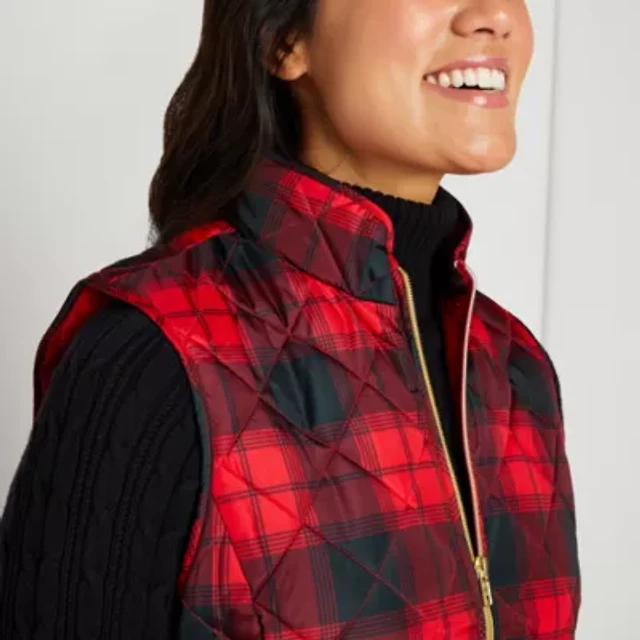 John's Bay Womens Heavyweight Quilted Vest MainPlace Mall