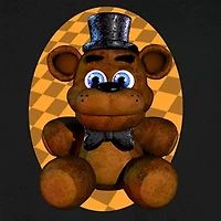 Five Nights At Freddy'S Plush Bear Womens Long Sleeve Juniors Hoodie