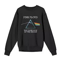 Pink Floyd The Dark Side Of Moon Womens Juniors Crew Neck Long Sleeve Sweatshirt