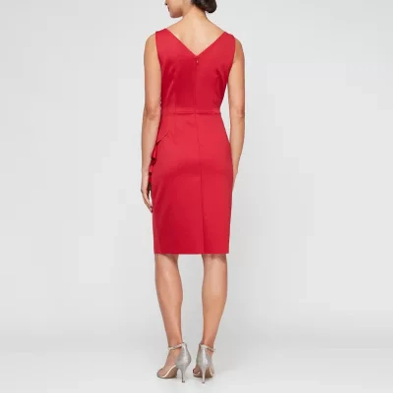 Atelier Danielle Smoothing And Slimming Collection Womens Sleeveless Sheath Dress