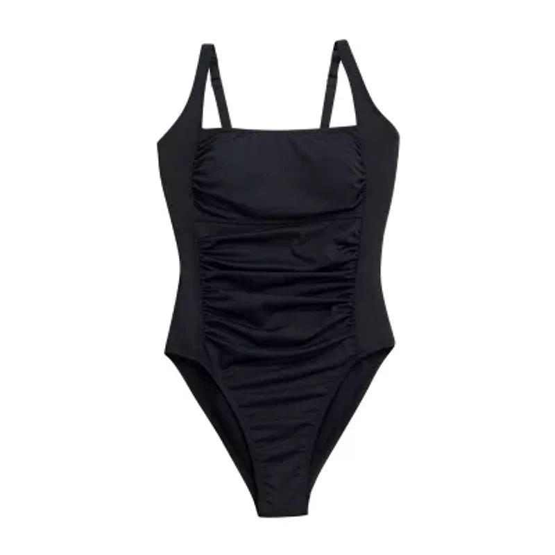 Dolfin Aquashape Women's Square Neck One-Piece Womens One Piece Swimsuit