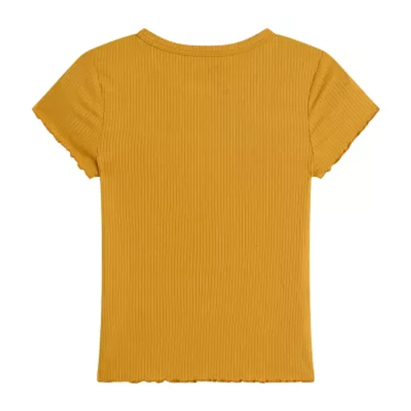 Knit Works Big Kid Girls Round Neck Short Sleeve Regular Fit Graphic T-Shirt