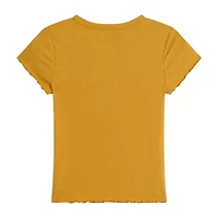 Knit Works Big Kid Girls Round Neck Short Sleeve Regular Fit Graphic T-Shirt