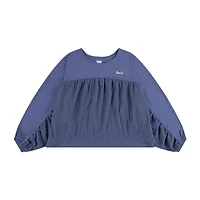 Levi's Big Kid Girls Round Neck Long Sleeve Blouse