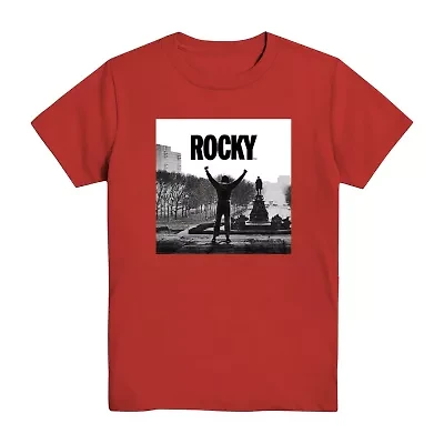 Rocky Little & Big Kid Boys Crew Neck Short Sleeve Regular Fit Graphic T-Shirt