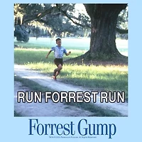 Mens Short Sleeve Forrest Gump Graphic T-Shirt