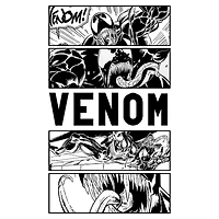 Mens Short Sleeve Venom Graphic T-Shirt