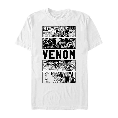 Mens Short Sleeve Venom Graphic T-Shirt