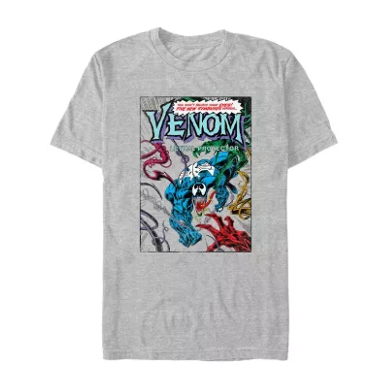 Mens Short Sleeve Venom Graphic T-Shirt
