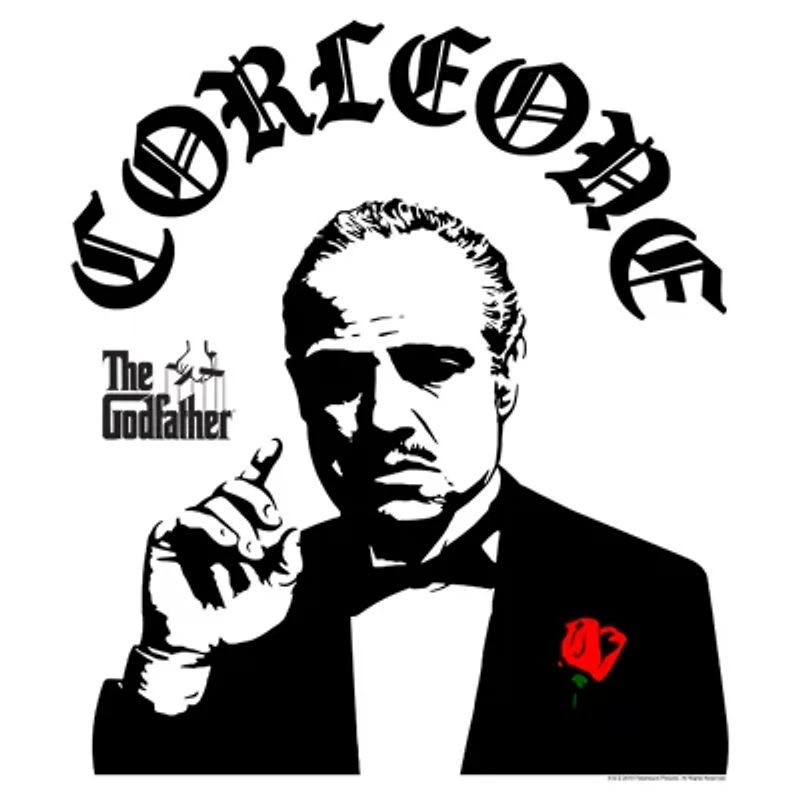Mens Short Sleeve The Godfather Graphic T-Shirt