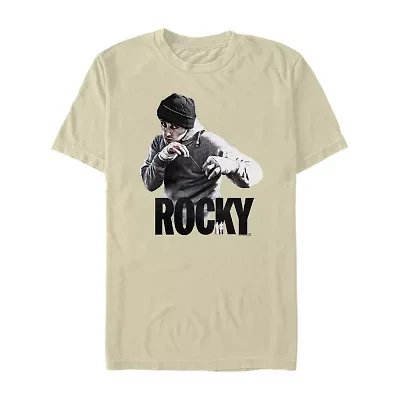 Mens Short Sleeve Rocky Graphic T-Shirt